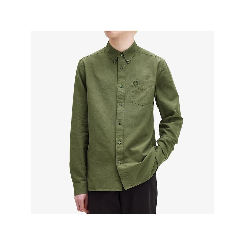 Fred Perry [genuine Headquarters] Fred Perry [baseline] Long Sleeve Oxford Shirt  W19  Afpm2435516 W19 qzgAfpm2435516 W19