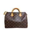 [Pre-Owned] Speedy 30 Elegant Compact Fashionable Commuter Classic Monogram Coated Canvas With Leather Trim Pillow Bag - Very Good #XN264A