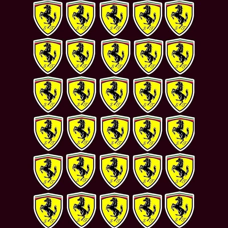 

15/30pc Car Body Sticker Phone Computer Decoration Decal For F-Ferrari Roma 488 Portofino F8 SF90 812 F4 575M LaFerrari Amalfi