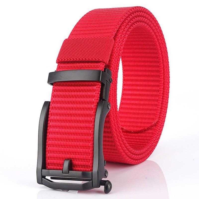 

2020 Toothless Automatic Buckle Belt Nylon Canvas Outdoor Casual Breathable 120cm