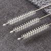 Drinking Straw Cleaning Brush Kit Straw Tube Pipe Cleaner Nylon Stainless Steel Long Handle Cleaning Brushes For Straws