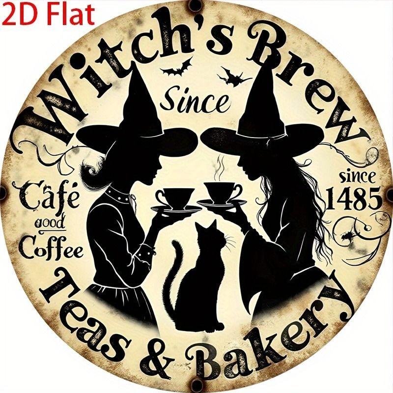 2D Flat Hanging Decorative Metal Sign Hand Painted Art