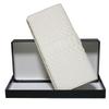 Bercute White Diamond Python Bifold Wallet for Men and Women, Long Wallet, Snakeskin, Python, with Coin Purse, Short Wallet, No Zipper, Made from a