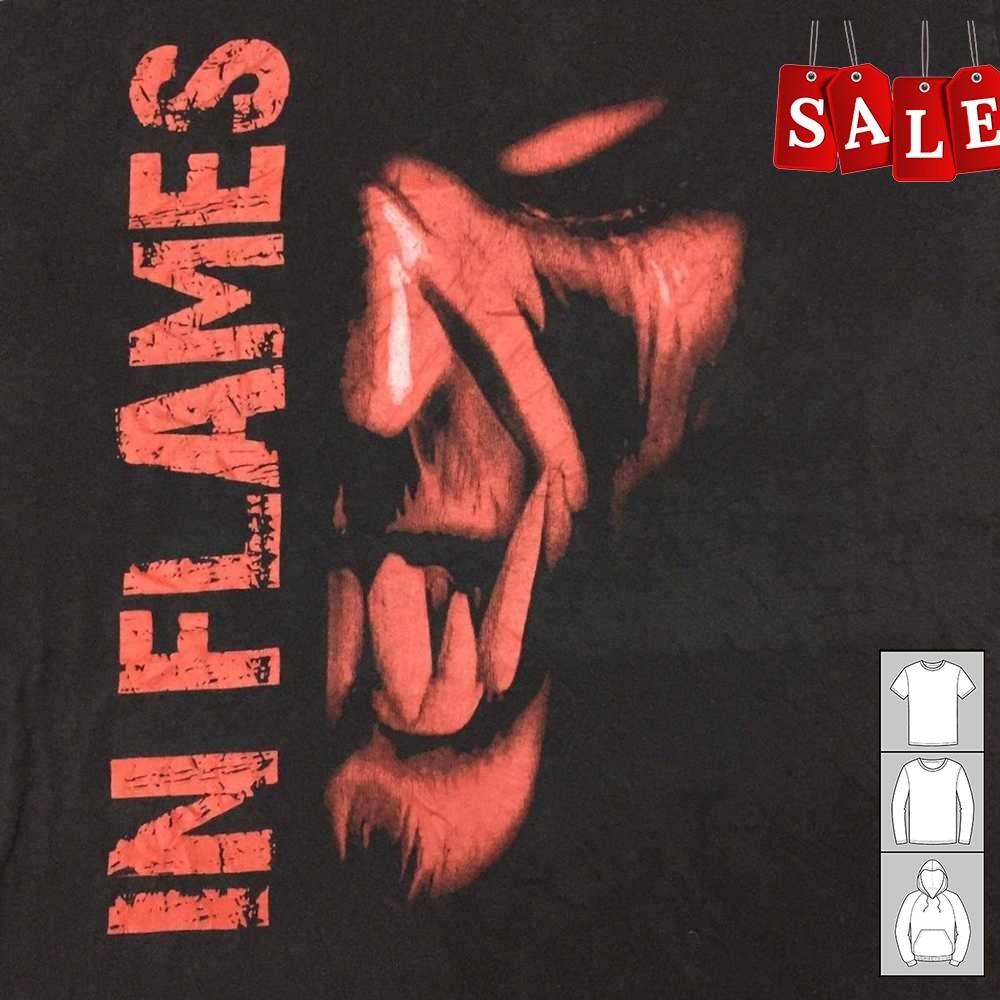 New Popular  IN FLAMES BAND TEE Gift Family Men S-235XL T-Shirt TH410 Unisex T-Shirt S