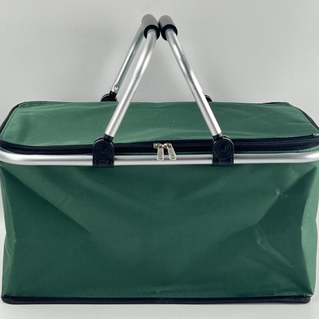 Foldable Outdoor Camping Cooler Bag - Insulated, Large Capacity, Multifunctional for Picnic or Takeout
