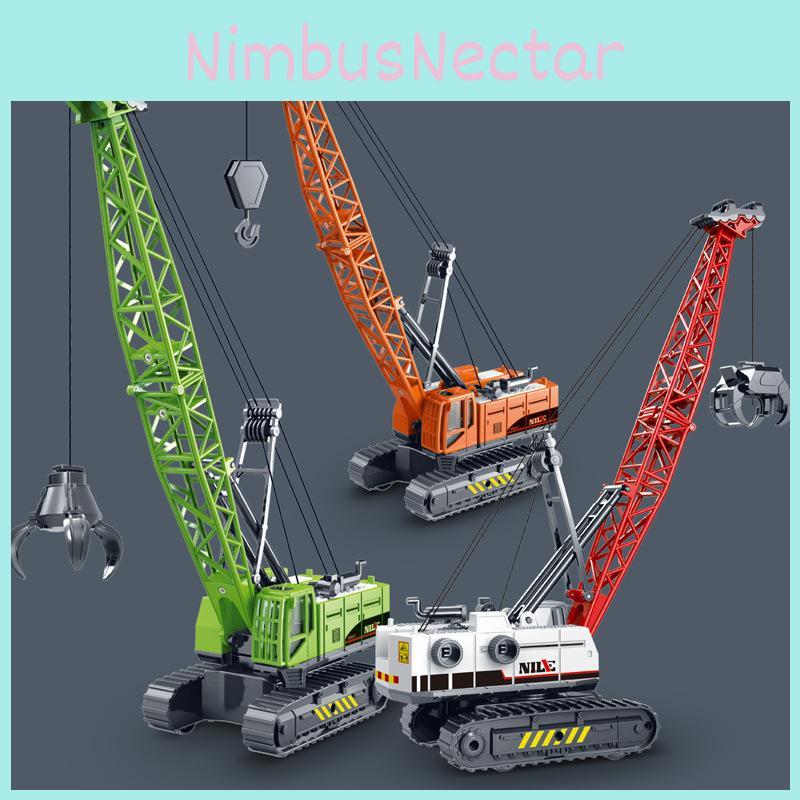 Inertia Large Lift Crane Toy With Movable Parts For Kids Development