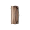 COACH Alie Canvas With Leather Saddle Bag, Shoulder Bag, Crossbody Bag Small Women's Khaki White C3464-B4SHG