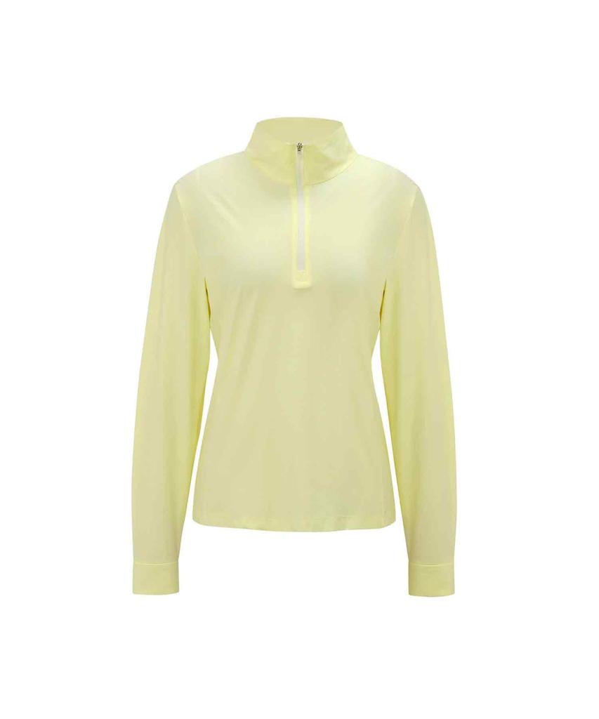 MONDAYFLOW Performance Stretch Jersey Top_Lemon