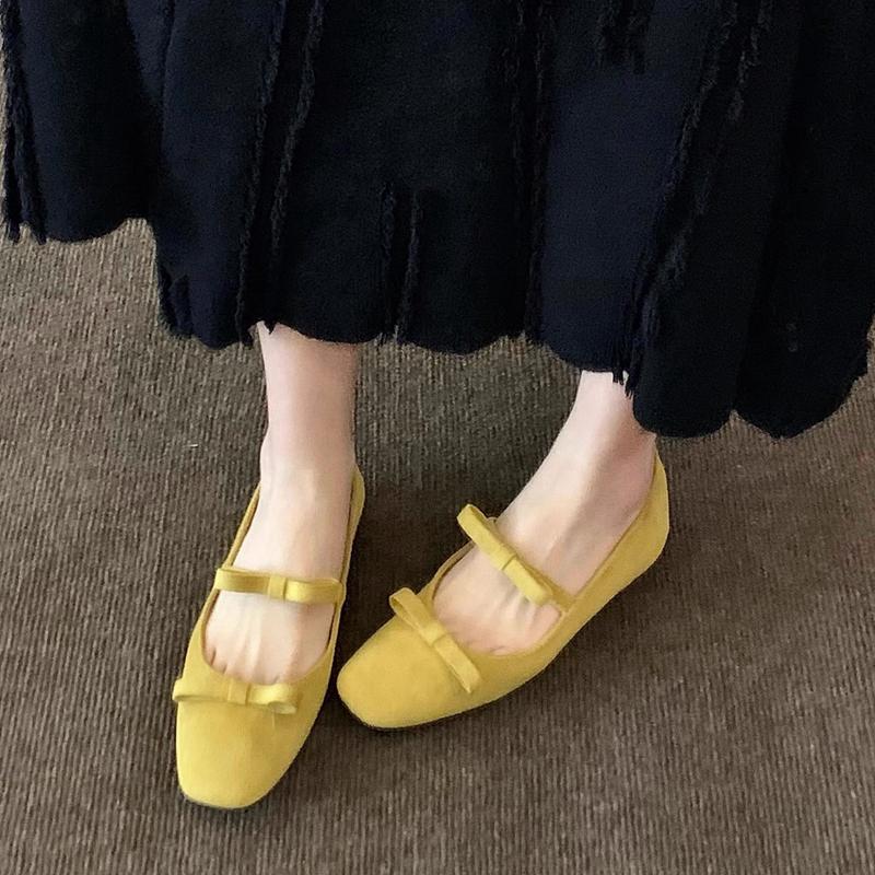Fashion SUOJIALUN 2025 Autumn New Brand Women Flat Shoes Fashion Bow-knot Round Toe Ladies Mary Jane Shoes Soft Flat Heel Boat Shoes