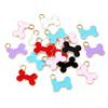 20pcs 12x13mm Enamel Bone Charms Pendant Small Cute DIY Jewelry Making Accessories for Bracelet Earrings Keychains 