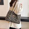 Nowa Moda Wszechstronna Torba na Ramię z Panterką Torba Damska Wysoka Tekstura Duża Pojemność Torba Shopper