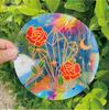 Sunflower Suncatcher Window Big Sticker Star Moon Evil Eye Sunlight Catcher Butterfly Sun Catcher Cat Rainbow Film for Car Glass