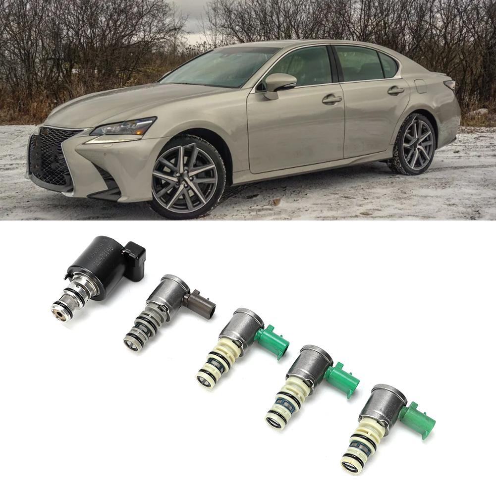 Kit de válvula solenóide de transmissão 5 peças 5L40E adequado para CADILLAC CTS 200107