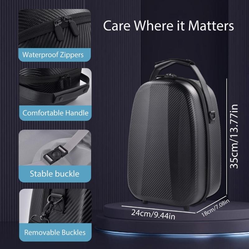Carrying Bag for PS VR2 Headset Shoulder Bag Lightweight & Portable Protectors  Carrying Holder Lens Protectors
