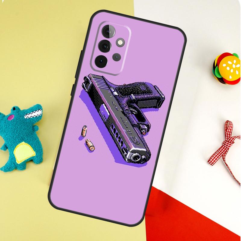 Art Pixel Aesthetic For Samsung Galaxy A54 A34 A14 A55 A35 A15 A53 A33 A13 A05 A06 A16 A22 A32 A52 Phone Case