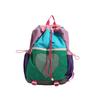 Schoolbag Japanese Ins Love Outdoor Drawstring Schoolbag Large Capacity Contrasting Color Bundle Mouth Bag Travel Camping Travel Backpack Female