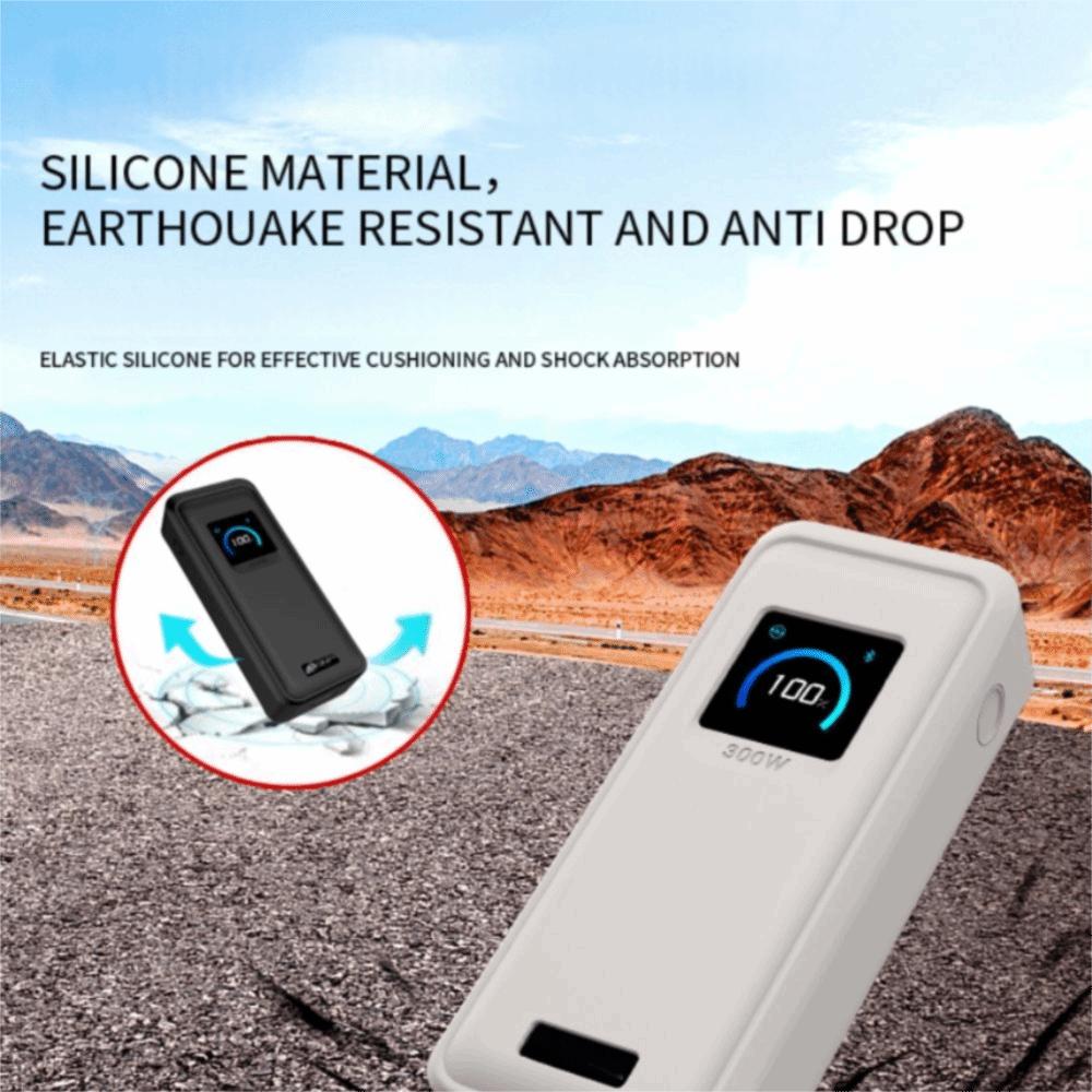 Shockproof Silicone Case Dustproof Soft Protective Cover Protector Sleeve Shell for Anker Prime Power Bank(26250mAh 300W)
