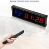 Large LED Display Electronic Wall Clock Timers Workout Timer With Count Up/Down Function for Gym And Personal Training