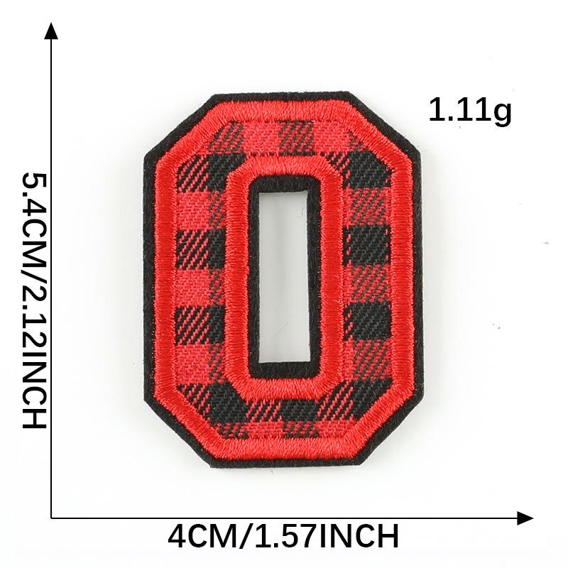 Computer Embroidery Label Cloth Embroidery English Alphabet Embroidery Badge Sticker Clothing Accessories Hat Accessories Patch Cloth Sticker