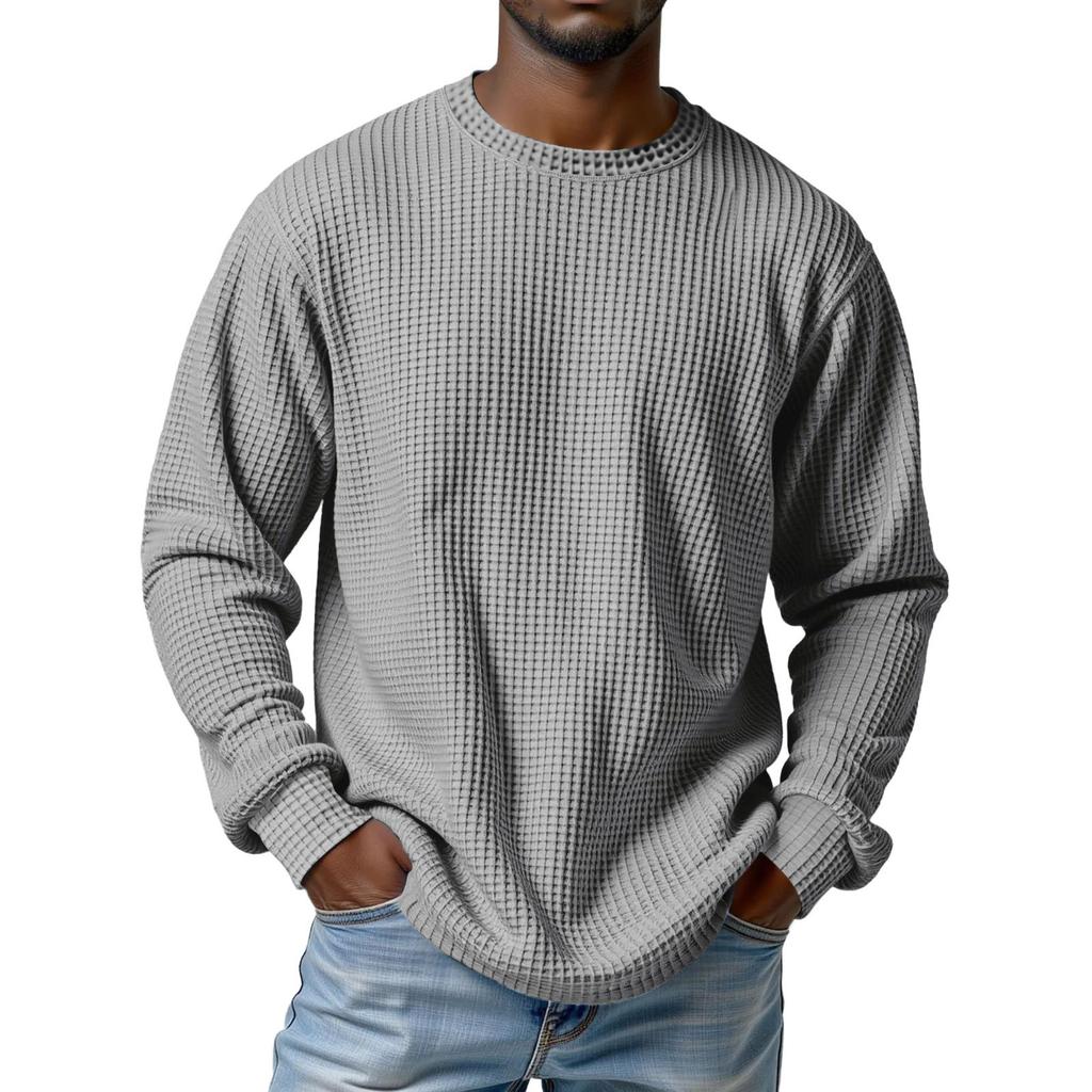 Men's Knit Casual Collar Pullover , Long Sleeve Daily Wear