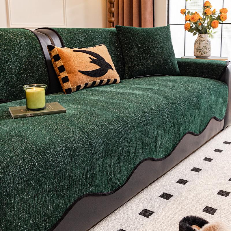 

2025 новый диванная подушка особой формы цельная прямой ряд нескользящая подушка сиденья дивана универсальная на четыре сезона диванное покрывало-полотенце 70*70cm