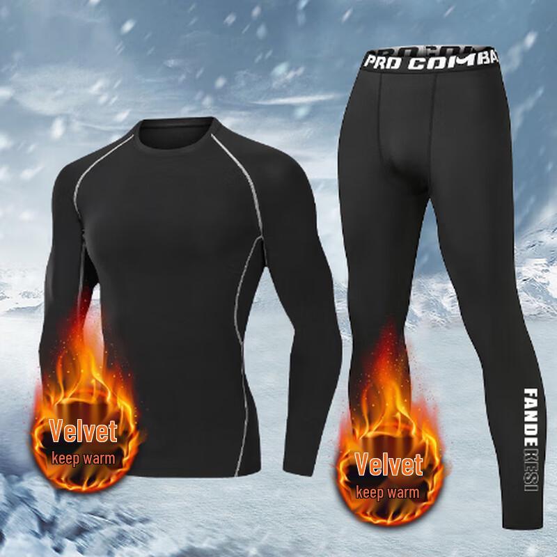 

OEING Men s Slim Fit Winter Two-Piece Set