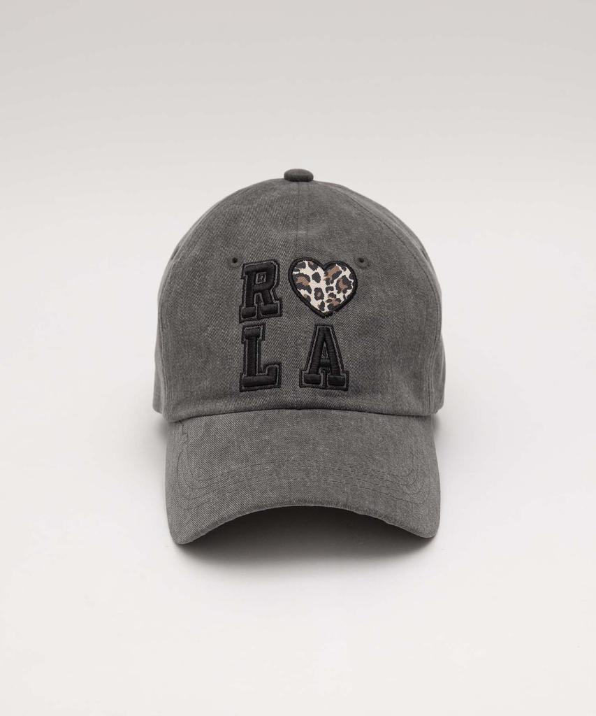 ROLAROLA I Love Rola Pigment Ball Cap Charcoal