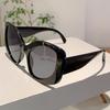 Stylish Oversized Sunglasses Women  New Irregular Rim Outdoor Shades for Travelling Trendy Design Anti-UV Sun Glasses