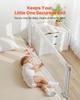 Toddler Bed Rail, Kids Beds Guard Rail with Reinforced Iron Pipe and Oxford Cloth, Adjustable Height Bed Side Railing, Portable Guard Bumper Barrier
