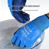 Waterproof Double-Layer Non-Slip Work Gloves – Thick Rubber Dipped for Beachcombing, Fish Handling, and Construction.