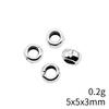 New Year's Day Jewelry Findings Small Torus Spacer Beads Accessories Parts Backpack Accessories