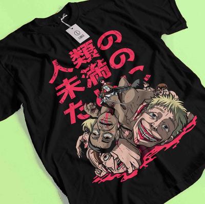 Attack On Titan Shirt Eren Mikasa T-Shirt Levi T-Shirt AOT Erwin Hange Armin Tee