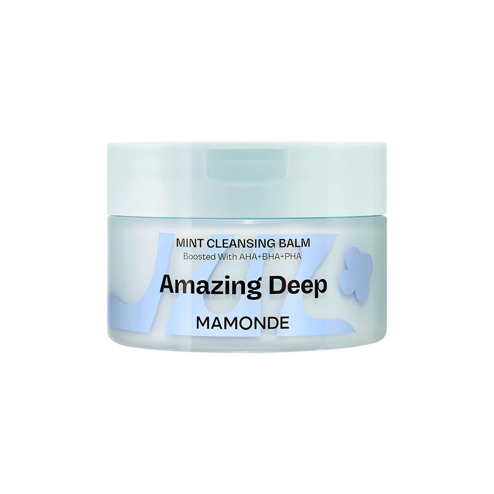 Mamonde Amazing Deep Mint Charcoal Очищающий бальзам с мятой и углем 90 мл (Очищающий и освежающий гидрофильный бальзам для снятия макияжа)