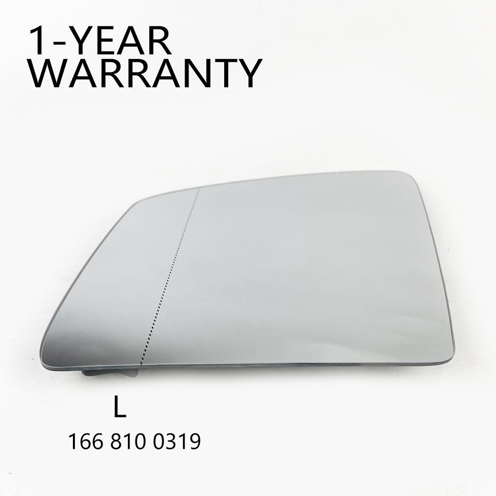 Left Right Hand Heated Mirror Glass for Mercedes Benz W166 GL & ML R class 1668100319 1668100219 Left