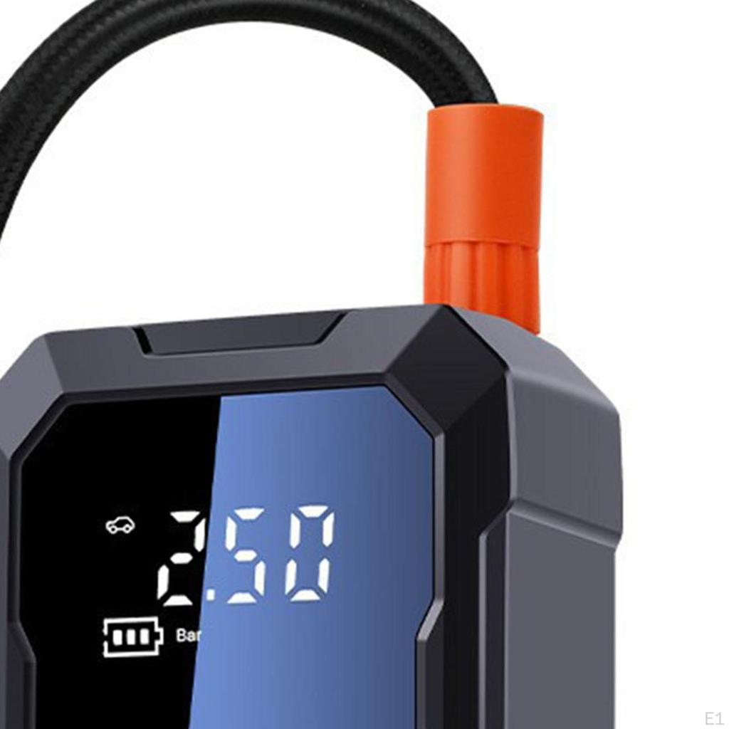 Cordless Tire Inflator Car Accessories Sturdy Electric Pump for Bike