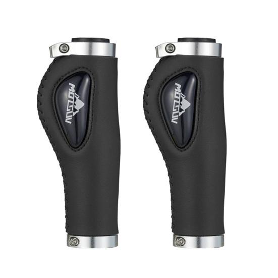 

1 пара ручек руля, дизайн со швом, противоскользящие, с двойным стопорным кольцом, силиконовые, амортизирующие, ручки руля, велосипедные принадлежности чёрный