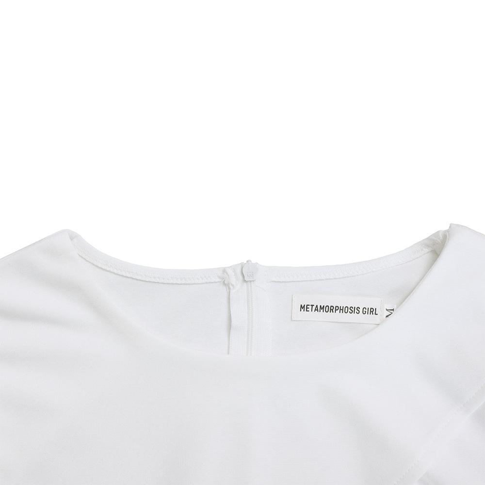 JKASHDK Women's Fashion Spring Autumn Solid Color Print Plus Size 3/4 Sleeves O-Neck High Waist Casual Dresses