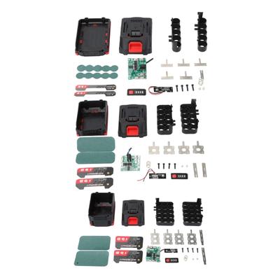 Battery Pack Shell with Power Display Battery Case with Security Suitable for 18V 20V Platform Tools ABS Construction