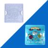 Santa Cookie Tray Resin Crafts for Making Christmas Decor Christmas Resin Molds Large Square Tray Molds Home Crafts