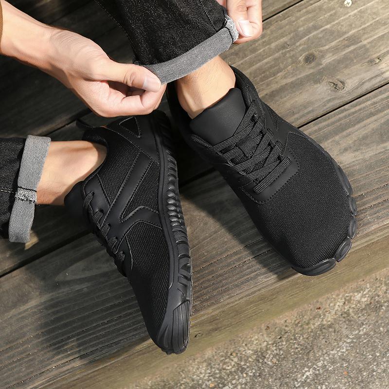 Anti-slip Barefoot Hiking Shoes Elastic Climbing Shoes Mesh Trekking Camping Sneakers Breathable Cross-training Sports Shoes