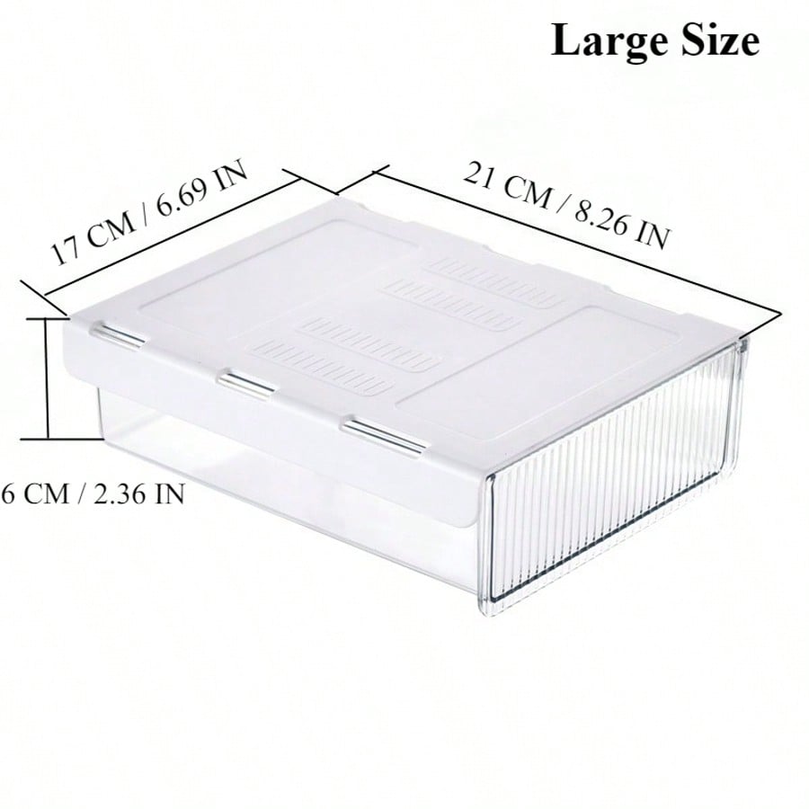 Under Desk Storage Drawers Slide OutStick On DrawersUnder Desk Organizer Hidden Under Table Drawer for Home Office School Organization and Storage 1PCS 1060₽