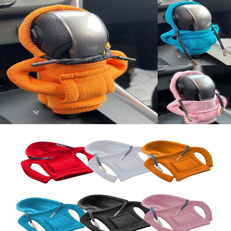 

Car handle shift lever decorative hooded cover suitable for manual automatic car shift lever interior accessories оранжевый