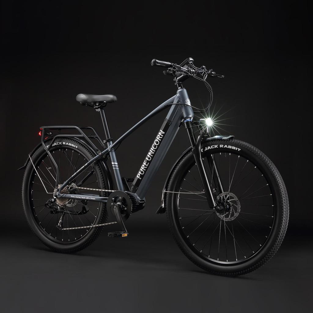 Elektrisk pendlarcykel PURE UNICORN U6 500W Mittmonterad Motor 48V14AH