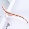 Mode Haarnadel Haarspangen Aus Gebürstetem Metall Einfache S Geformt Geometrische Lange Haar Klaue Clips Accesorios Mujer Pince Cheveux