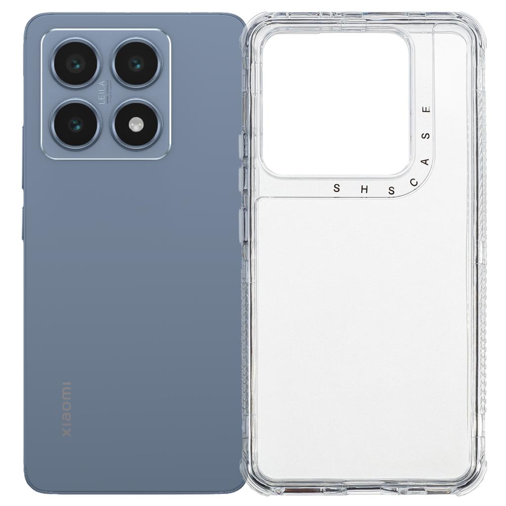 For Xiaomi 14T Crystal Clear Case 3 in 1 Shockproof PC+TPU Phone Cover