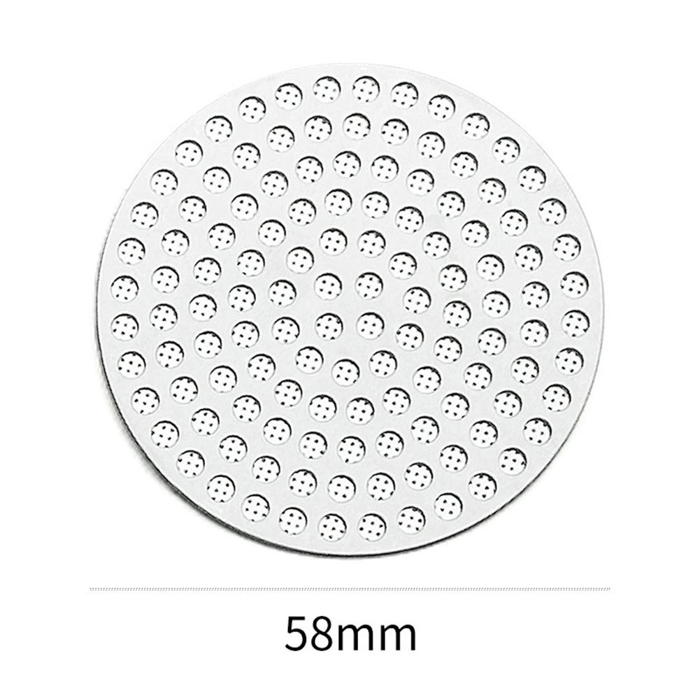 

Stainless Steel Replacement Coffee Filter Mesh Puck Screen 51/53/58mm for Espresso Machines to Prevent Water Flow Blockages