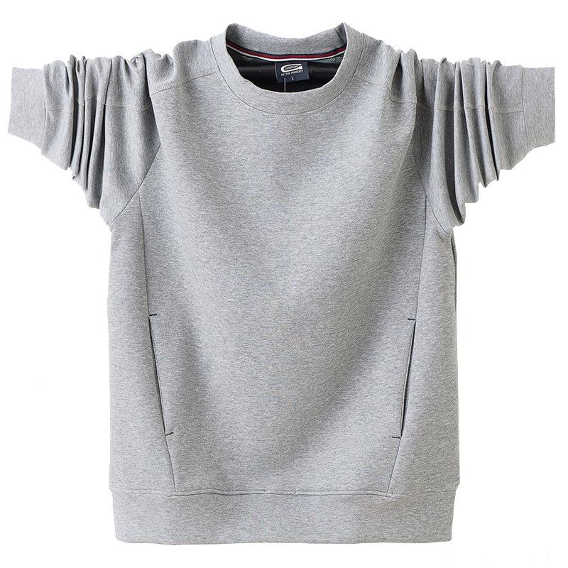 Men's Casual Soft Crewneck Sweatshirt Breathable Crew Neck Pullover Outdoor Athletic Long Sleeve Sweatshirts for Men Basic Pullover Sweatshirt Tops