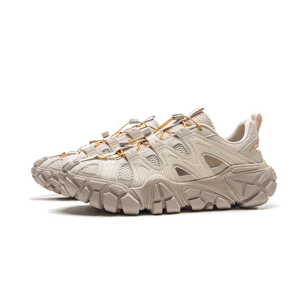 Li Ning Sand Dune River Trekking Shoes Men's Greige AGCV119-4