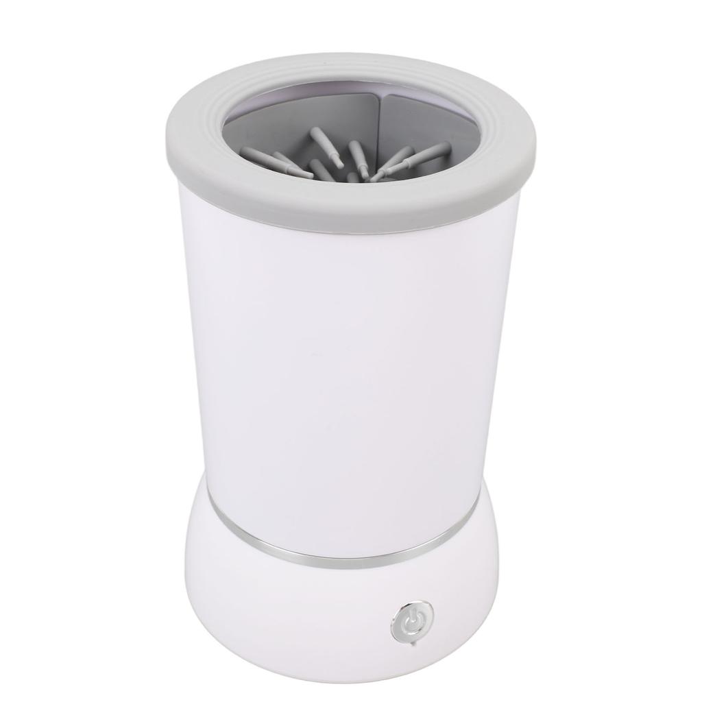 Automatic Dog Paws Cleaner Portable Pet Paws Washer Rechargeable Electric Dog Paws Washer Cup for Home Travel White