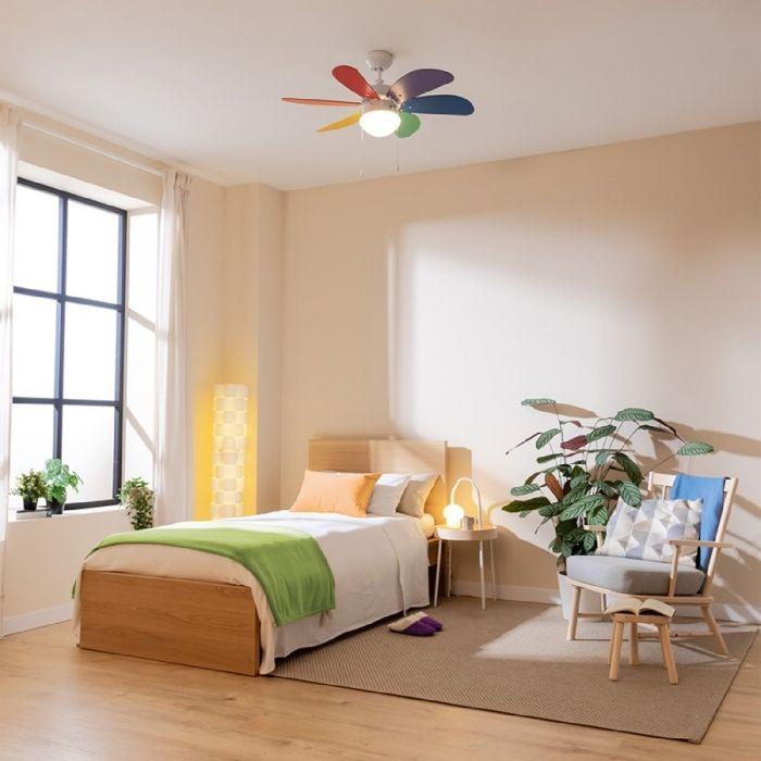 Cecotec Ventilateurs de plafond avec lumière EnergySilence Aero 360 ColorFull